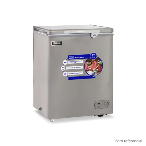 Congelador con tina de Acero Inoxidable de 160 litros