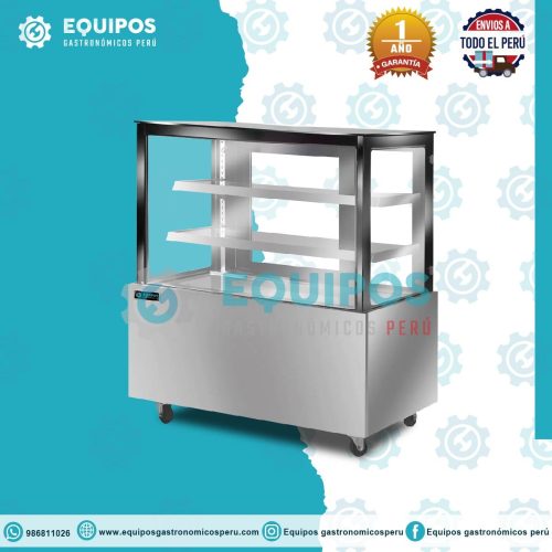 Vitrina refrigerada (1500 mm) + 2 repisas y vidrio plano (VRF-1500AI)