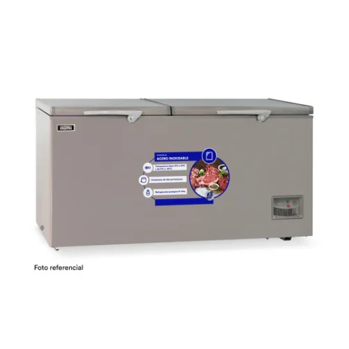 Congelador con tina de Acero Inoxidable de 440 litros