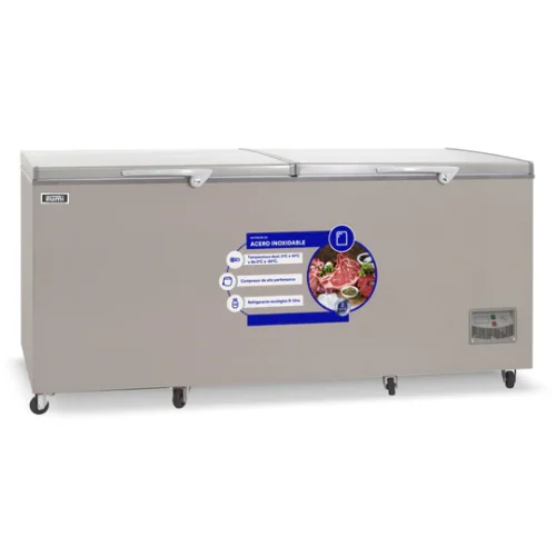 Congelador con tina de Acero Inoxidable de 1200 litros